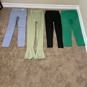 ALL 4pc Bundle Women’s Small Stylish Dress Pants & Leggings